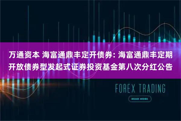 万通资本 海富通鼎丰定开债券: 海富通鼎丰定期开放债券型发起式证券投资基金第八次分红公告