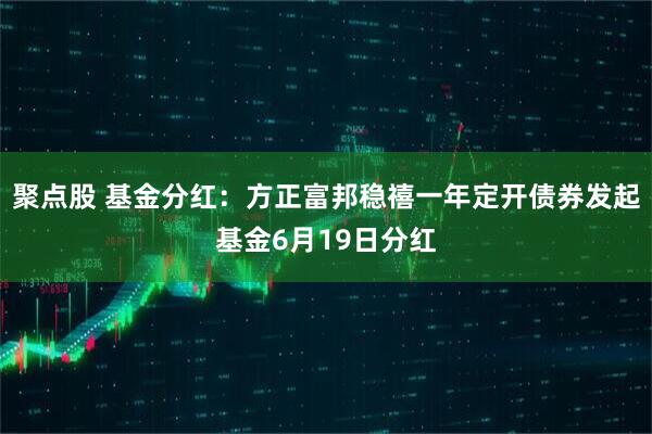 聚点股 基金分红：方正富邦稳禧一年定开债券发起基金6月19日分红
