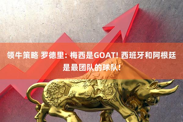 领牛策略 罗德里: 梅西是GOAT! 西班牙和阿根廷是最团队的球队!